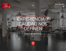 Tablet Screenshot of limpiezasgoya.com